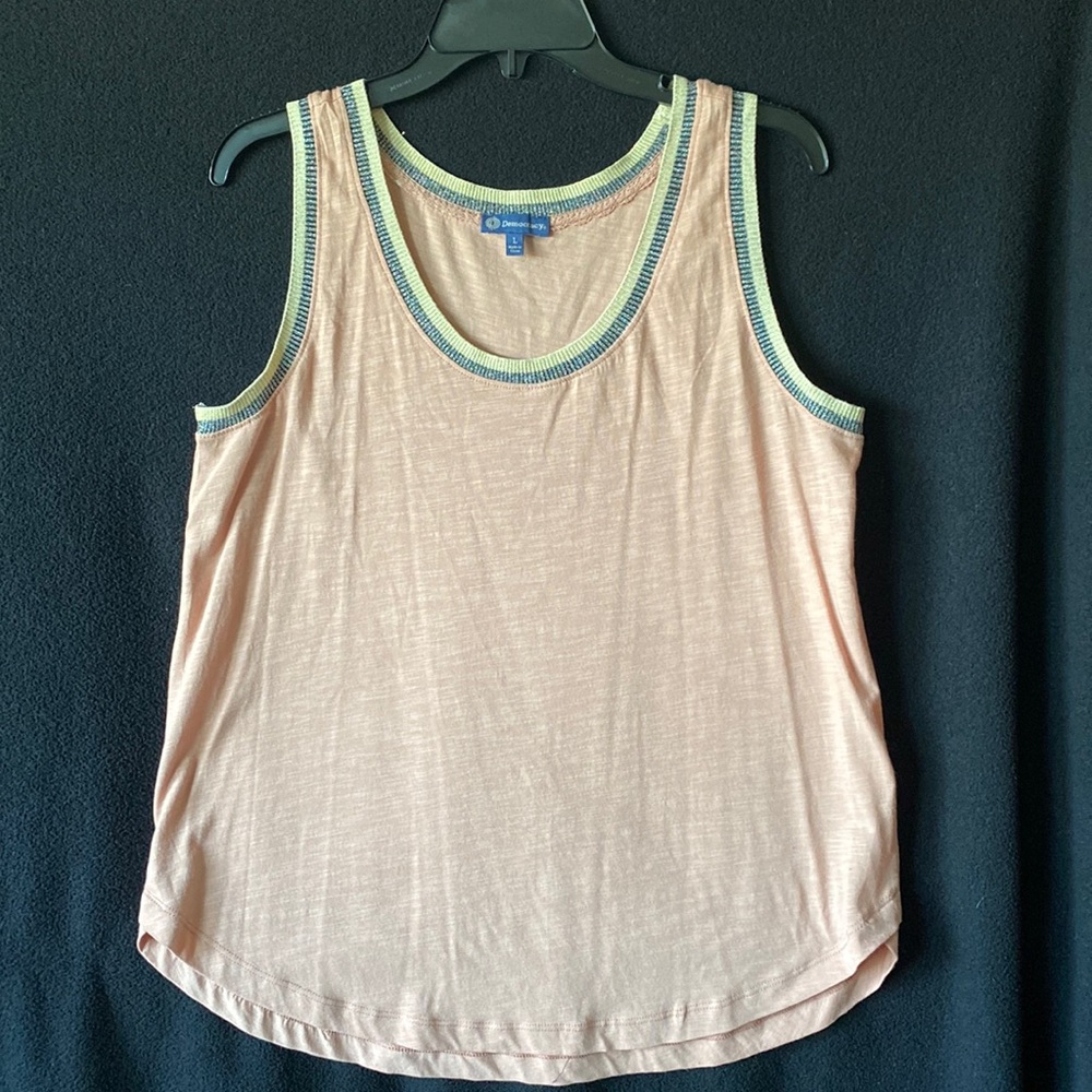 Democracy tank top wore once great condition